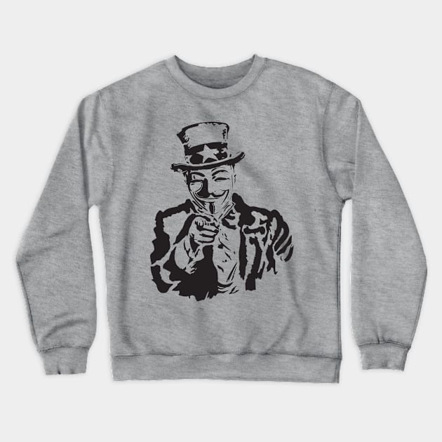 We Want YOU Crewneck Sweatshirt by jakerichard